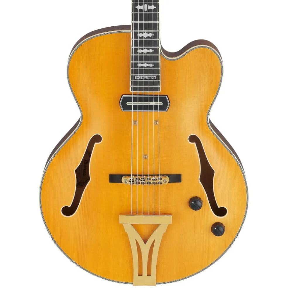 Ibanez PM3C Pat Metheny Signature Electric Guitar - Natural Amber Low Gloss