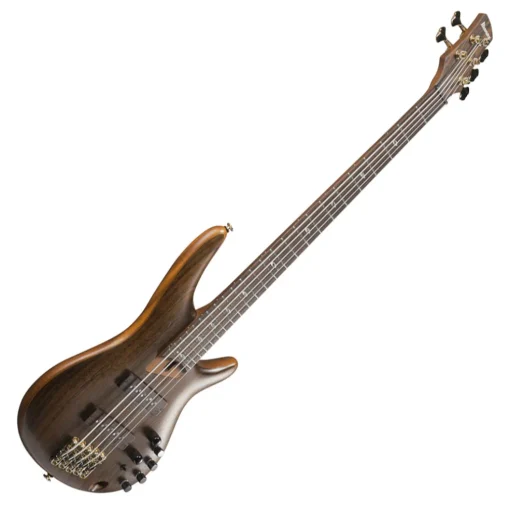 Ibanez SR5505 5-String Bass Ovangkol Top with Rosewood Fretboard and Case - Mocha Flat
