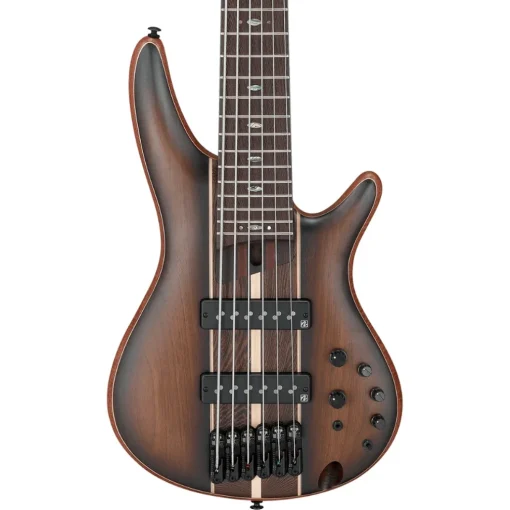 Ibanez SR1356B 6 String Premium Bass With Bag - Dual Mocha Burst Flat