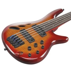 Ibanez SRD905FBTL 5 String Electric Bass Guitar Brown Topaz Burst Low Gloss