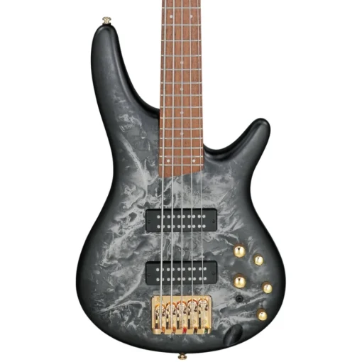 Ibanez SR305EDXBZM 5 String Electric Bass Guitar Black Ice Frozen Matte