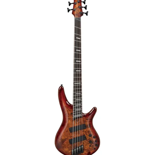 Ibanez SRMS805 - 5 String Bass Guitar - Brown Topaz Burst