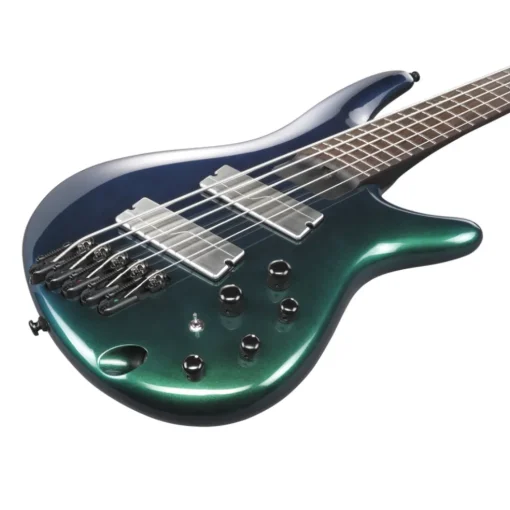 Ibanez SRMS725BCM 5 String Electric Bass Guitar Blue Chameleon