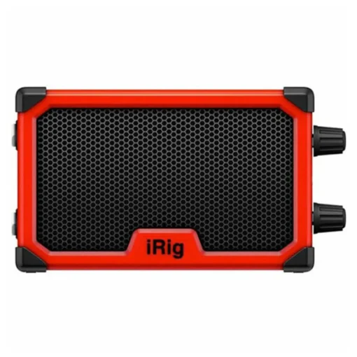 iRig Nano Amp, Red - Portable Micro Amp with integrated iOS Audio Interface