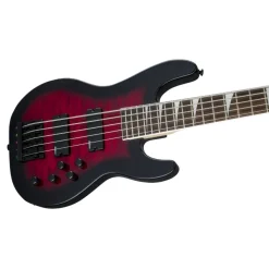 Jackson - JS Series Concert Bass JS3VQ, Amaranth Fingerboard - Transparent Red Burst | Bass Guitars | 2919021502