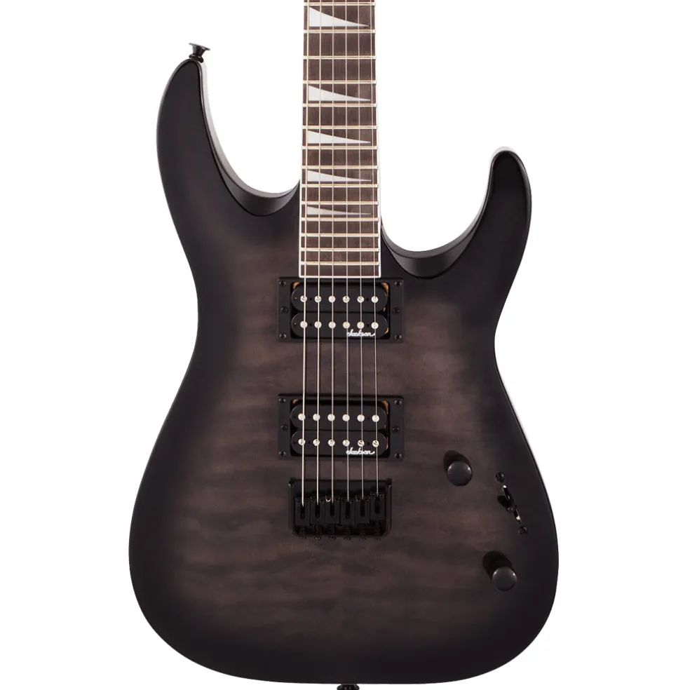 Jackson - JS Series Dinky Arch Top JS32Q DKA HT, Amaranth Fingerboard, Transparent Black Burst | Electric Guitars | 2918809585