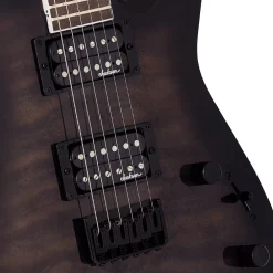Jackson - JS Series Dinky Arch Top JS32Q DKA HT, Amaranth Fingerboard, Transparent Black Burst | Electric Guitars | 2918809585