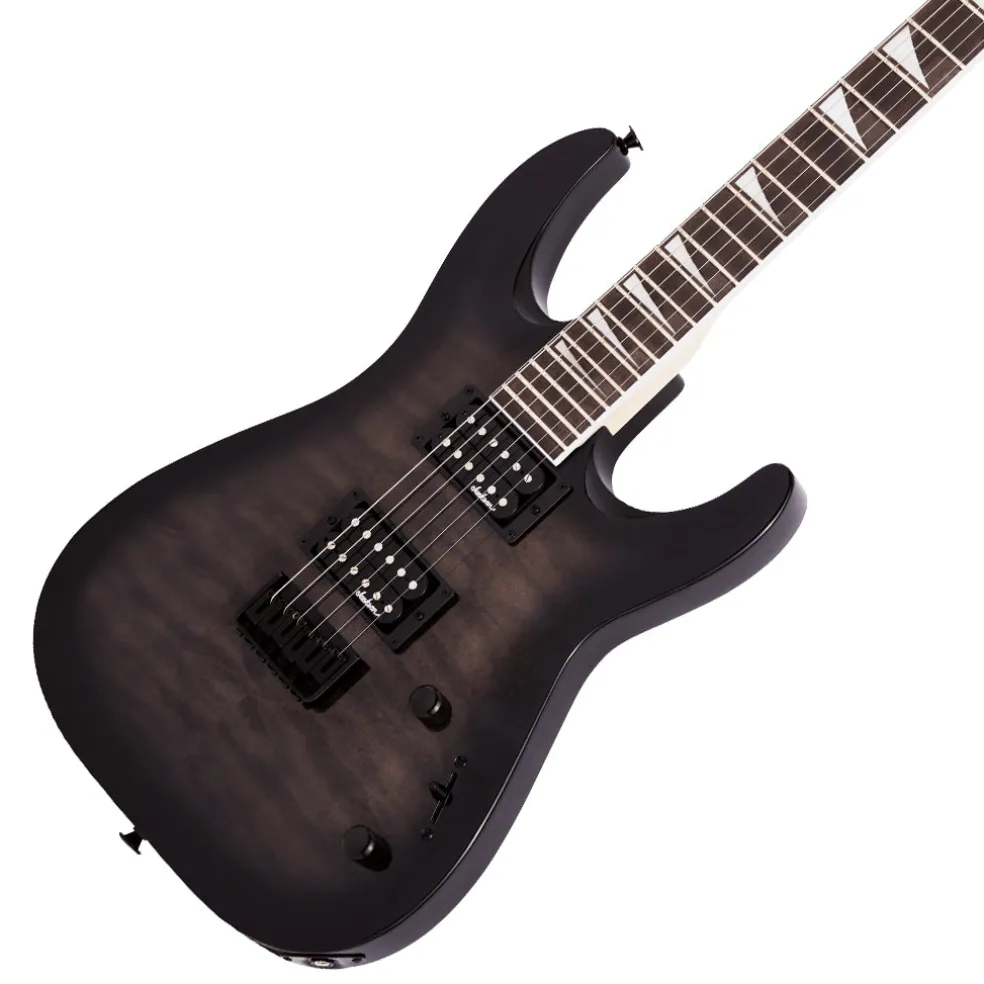 Jackson - JS Series Dinky Arch Top JS32Q DKA HT, Amaranth Fingerboard, Transparent Black Burst | Electric Guitars | 2918809585