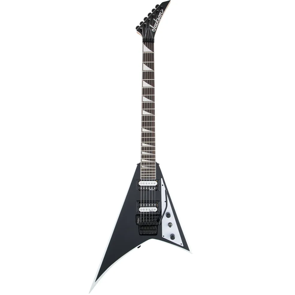 Jackson - JS Series Rhoads JS32, Amaranth Fingerboard, Black with White Bevels | Electric Guitars | 2910137572