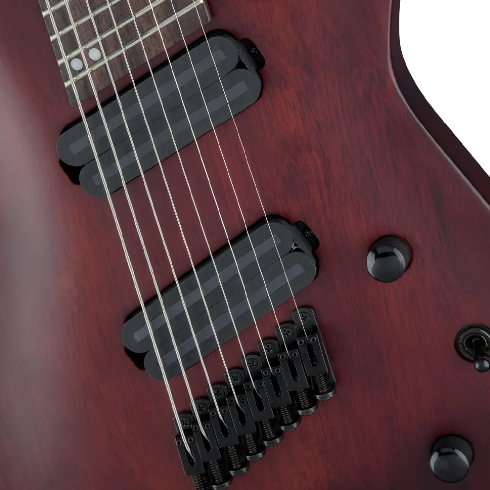 Jackson X Series Dinky Arch Top DKAF8 MS, Laurel Fingerboard, Multi-Scale, Stained Mahogany | Electric Guitars | 2911638557