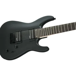 Jackson JS22-7 DKA Dinky - Satin Black - Amaranth Fretboard | Electric Guitars | 2910132568