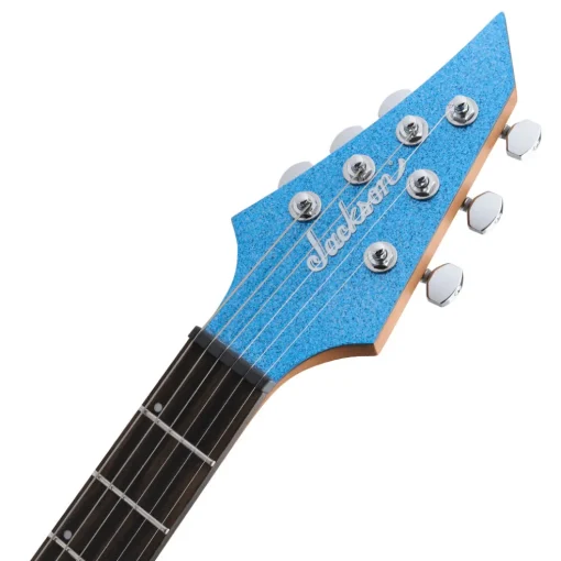 Jackson Pro Series Signature Misha Mansoor Juggernaut HT6 Electric Guitar Ebony Fingerboard Blue Sparkle