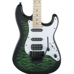 Jackson X Series Adrian Smith SDXQ - Transparent Green - Maple Fretboard | Electric Guitars | 2913052587