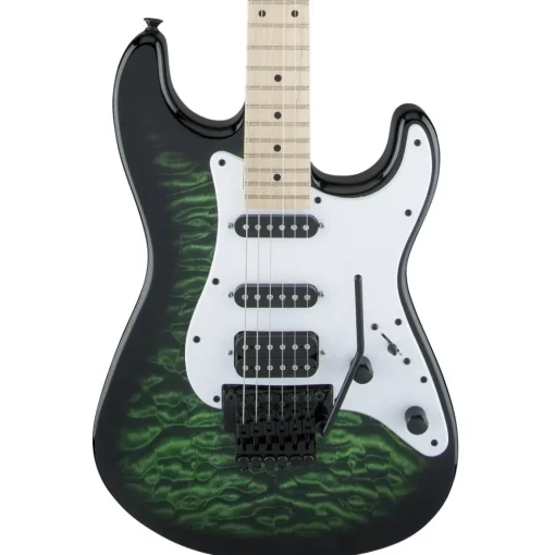 Jackson X Series Adrian Smith SDXQ - Transparent Green - Maple Fretboard | Electric Guitars | 2913052587