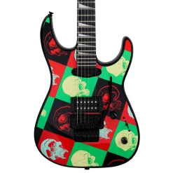 Jackson X Series Dinky DK1A Electric Guitar Amaranth Fingerboard Warhol Graphic