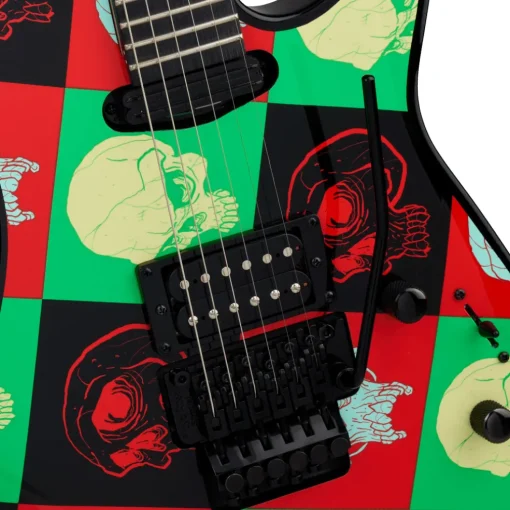 Jackson X Series Dinky DK1A Electric Guitar Amaranth Fingerboard Warhol Graphic