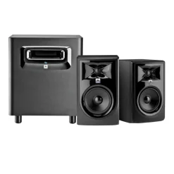 JBL LSR306 MKII 6.5 Powered Studio Monitor Pair with LSR310 Sub