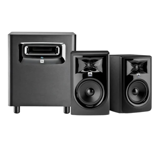 JBL LSR306 MKII 6.5 Powered Studio Monitor Pair with LSR310 Sub