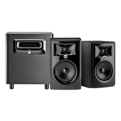 JBL LSR308 MKII 8" Powered Studio Monitor Pair with LSR310 Sub
