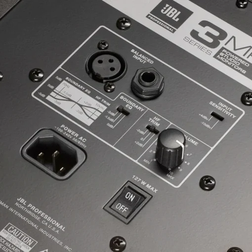 JBL LSR308MKII Studio Monitor - 8" Two-Way Powered Bi-Amp Studio Monitor Speaker Single