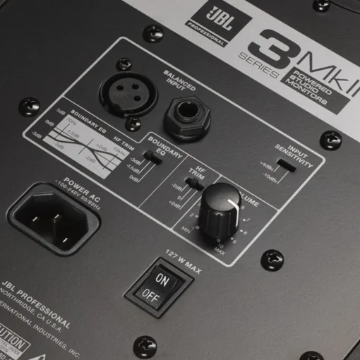 JBL LSR306MKII Studio Monitor - 6.5" Two-Way Powered Bi-Amp Studio Monitor Speaker Single