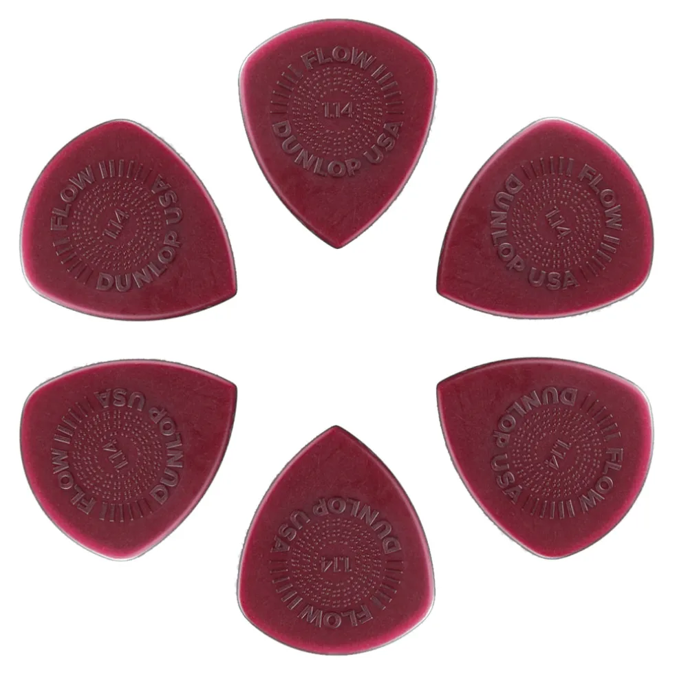 Jim Dunlop Flow Standard 1.14mm Picks - 6pk