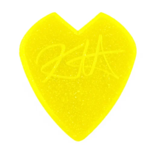 Jim Dunlop Kirk Hammett Custom Jazz III Yellow Glitter Players Pack