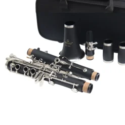 Knight - JBCL-530 17-key Bb Student Clarinet with case - Black