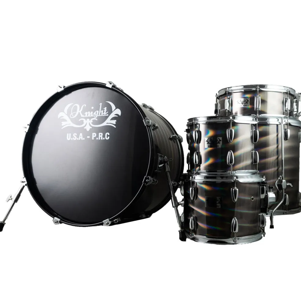 Knight - 5-Piece Drum Kit with Hardware - Psychedelic