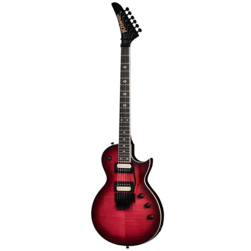 Kramer Assault Figured Electric Guitar - Magenta Perimeter