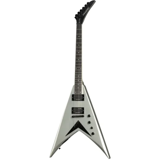 Kramer Dave Mustaine Vanguard in Case Electric Guitar - Metallic Silver