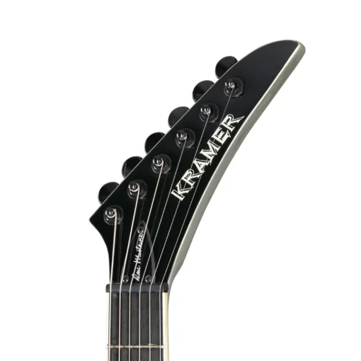 Kramer Dave Mustaine Vanguard in Case Electric Guitar - Metallic Silver