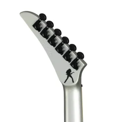 Kramer Dave Mustaine Vanguard in Case Electric Guitar - Metallic Silver