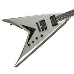 Kramer Dave Mustaine Vanguard in Case Electric Guitar - Metallic Silver