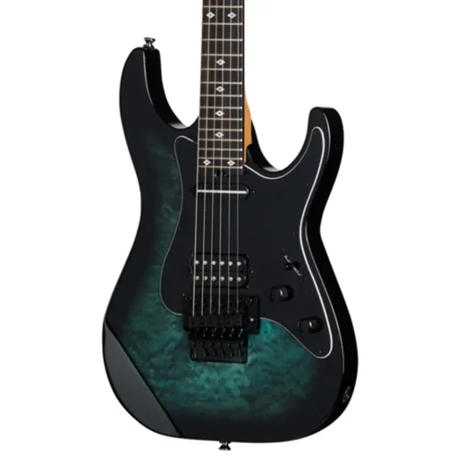 Kramer Volante Quilt HSFR with Premium Gig Bag - Aqua Burst
