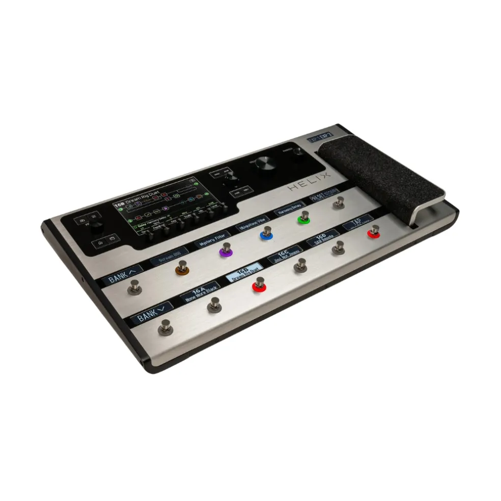 Line 6 Helix Floor Guitar Multi-effects Processor - Limited Edition Platinum