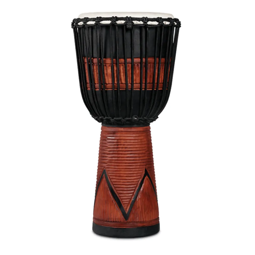 LP World Beat Wood Art Large Djembe Black