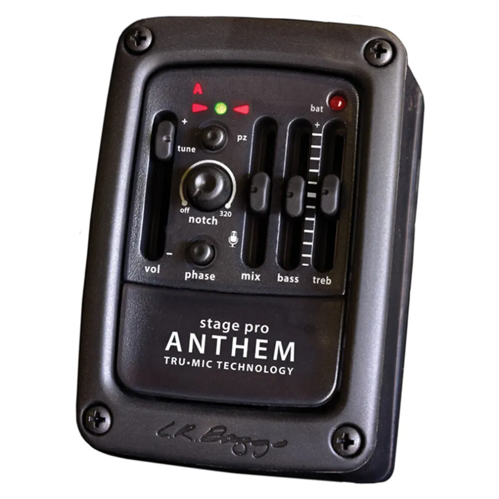 LR Baggs ANTHSTAGE Anthem Stagepro Acoustic Guitar Preamp System with Element Pickup & Microphone