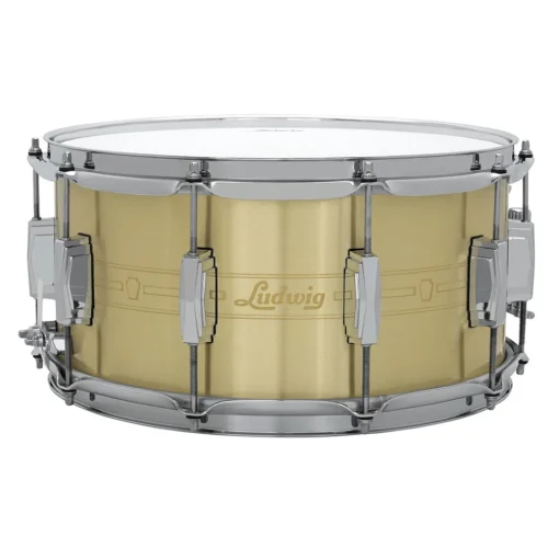 Ludwig Heirloom Brass Snare Drum - 14"x7"