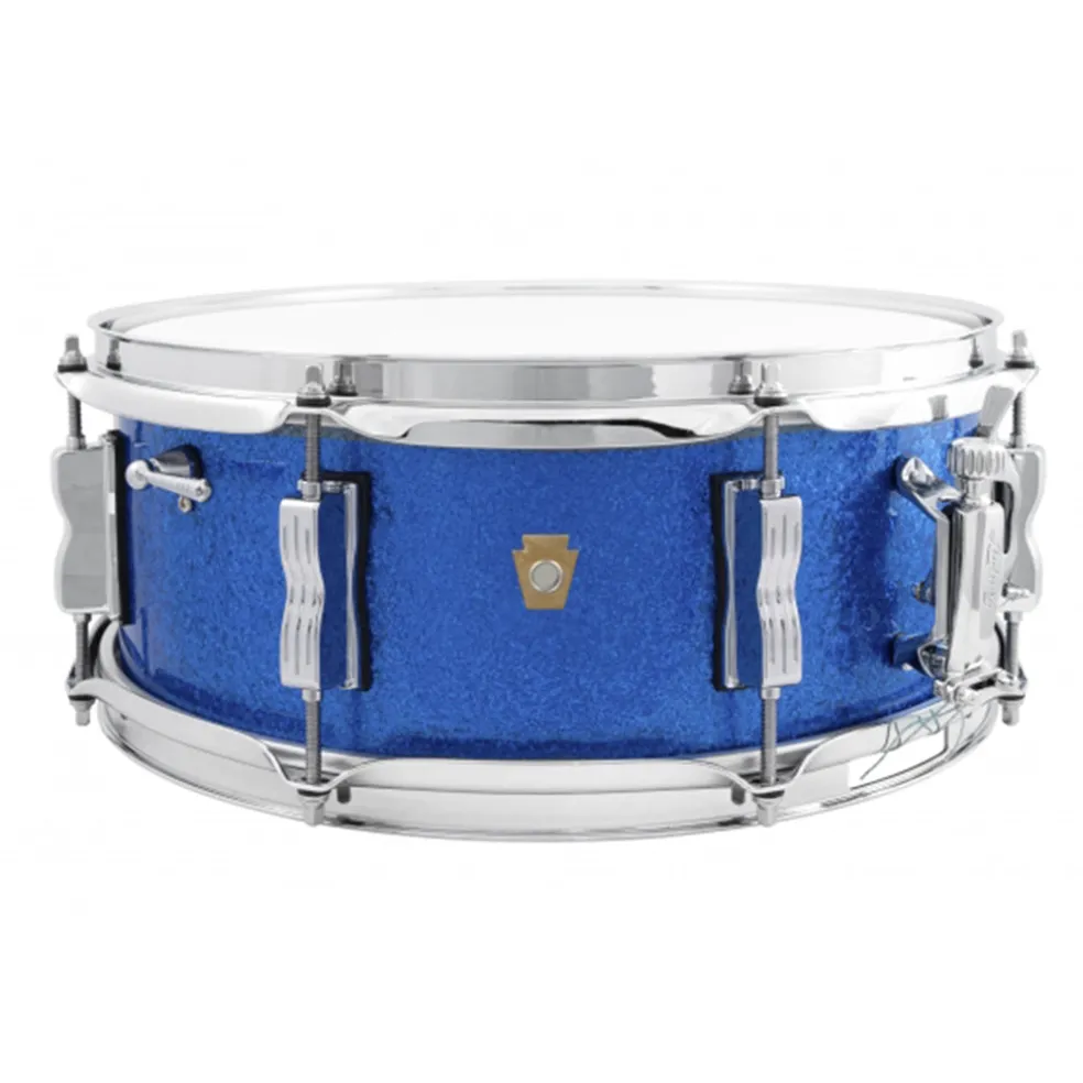 Ludwig Legacy Mahogany "Jazz Fest" Snare Drum - 14"x5.5" - Blue Sparkle