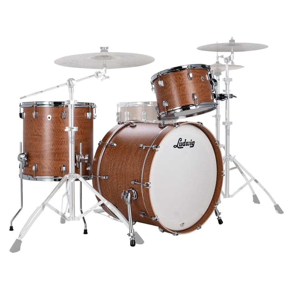 Ludwig Neusonic 22" 3 Piece Shell Pack - Satin Wood