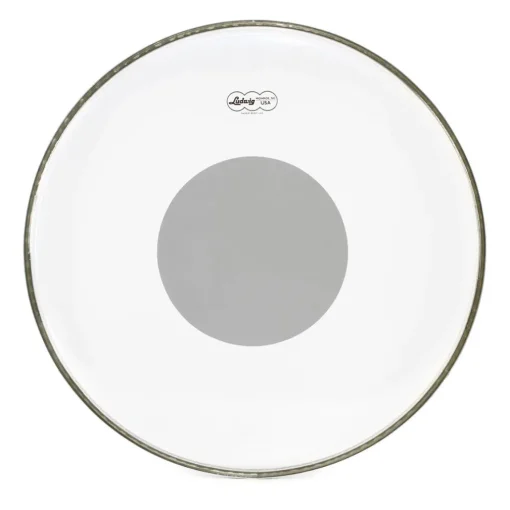 Ludwig 24" Powerstroke 3 Clear Silver Dot