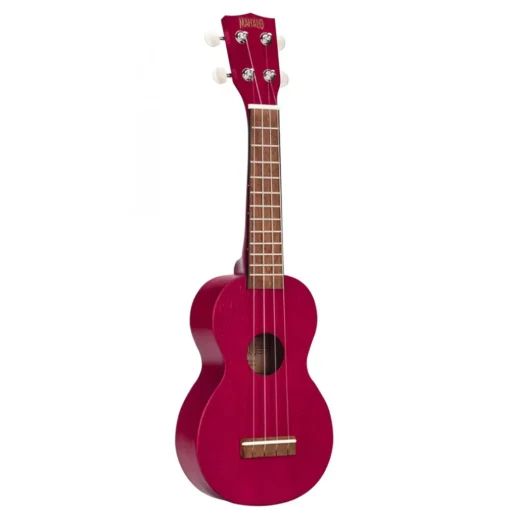 Mahalo Kahiko Soprano Ukulele - Trans Red