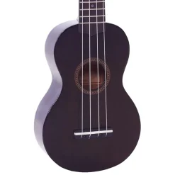 Mahalo MJ1TBK Java Series Soprano Ukulele - Transparent Black