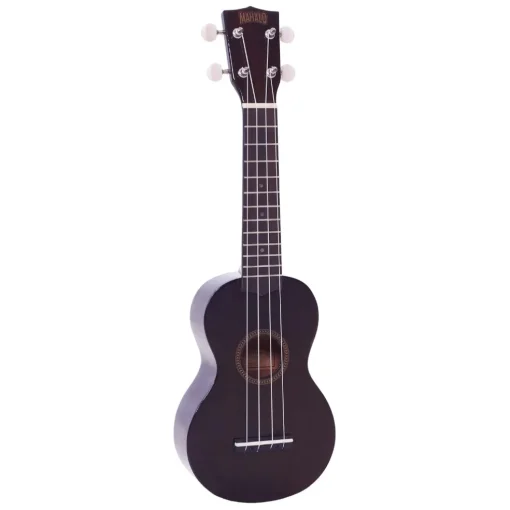 Mahalo MJ1TBK Java Series Soprano Ukulele - Transparent Black