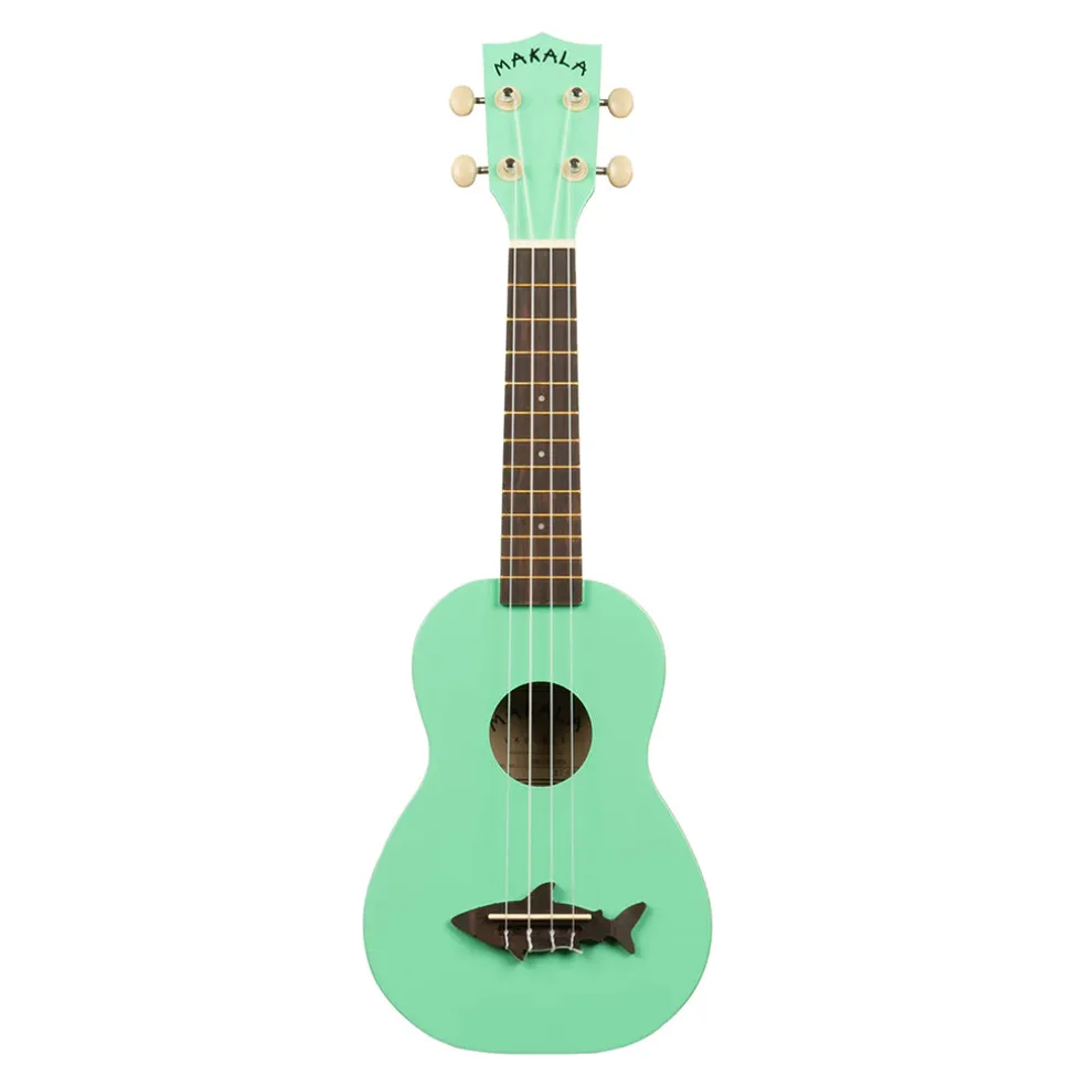 Makala - Shark Bridge - Soprano Ukulele - Green Surf