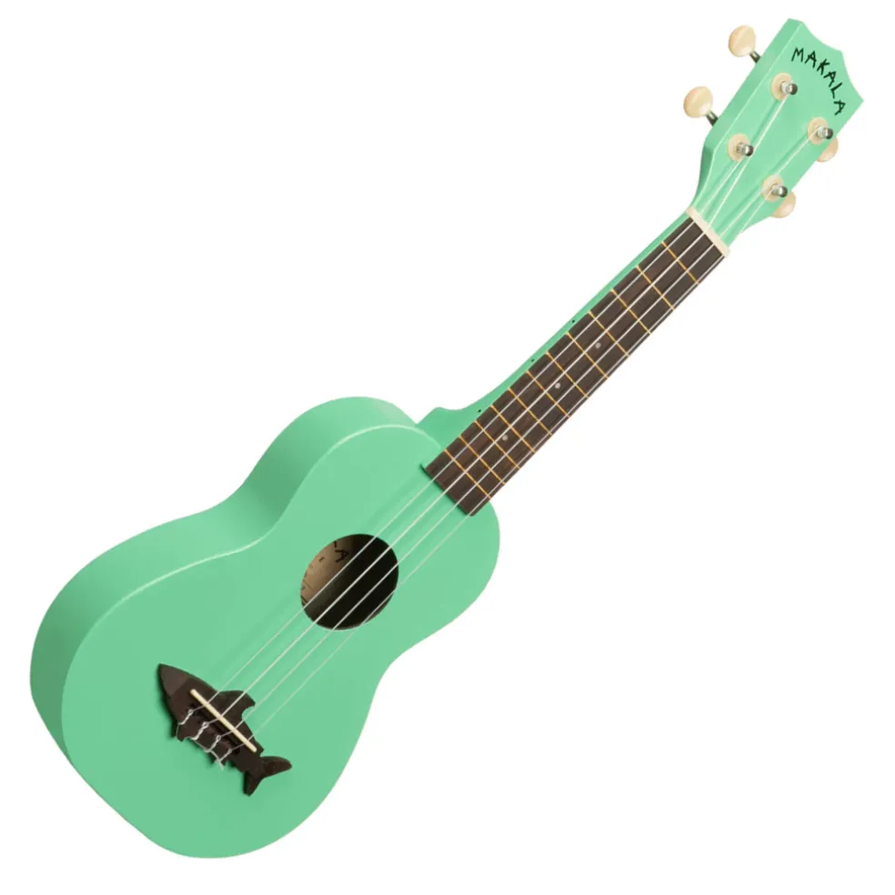 Makala - Shark Bridge - Soprano Ukulele - Green Surf