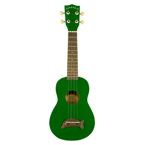 Makala Soprano Ukulele Dolphin Bridge - Green