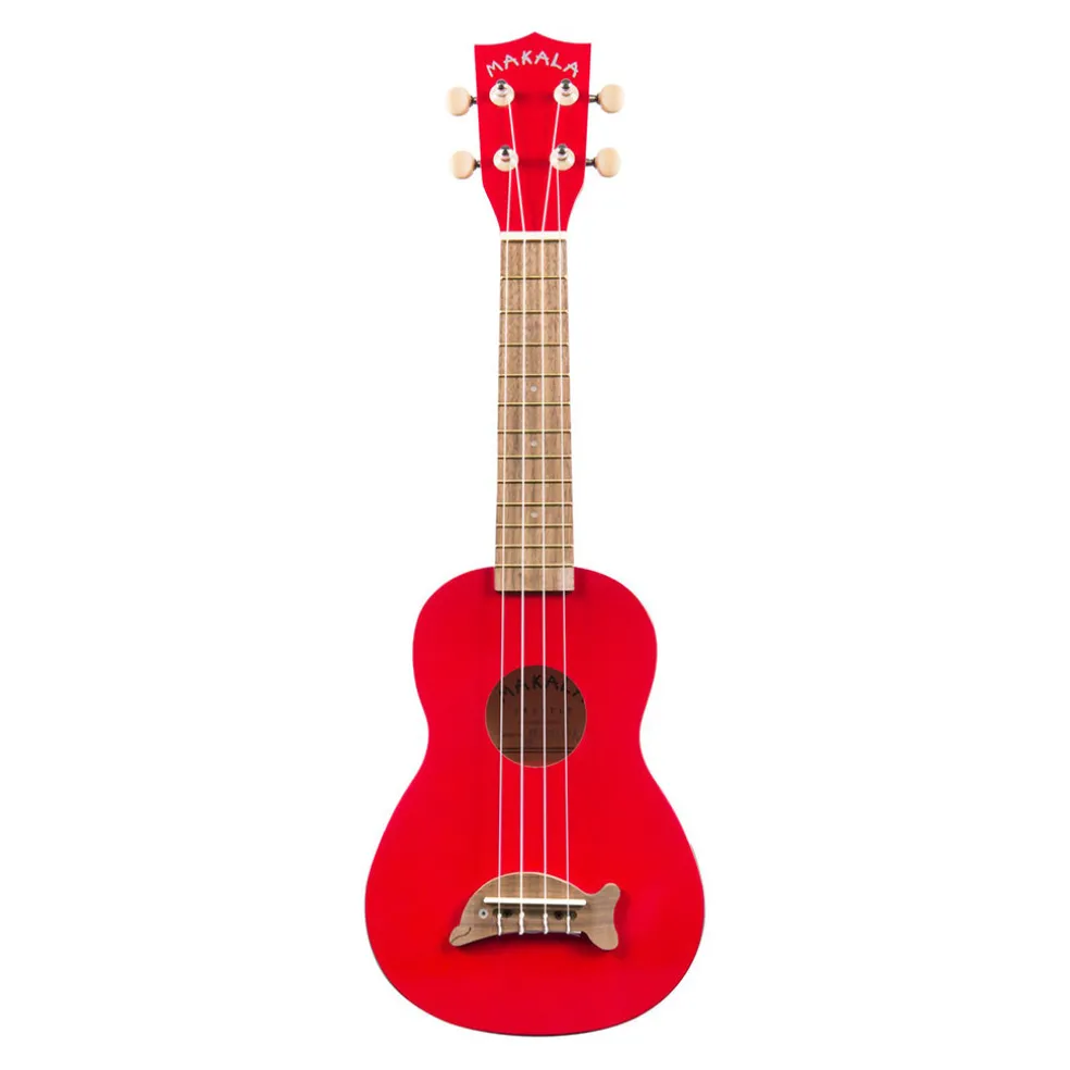 Makala Soprano Ukulele Dolphin Bridge - Red