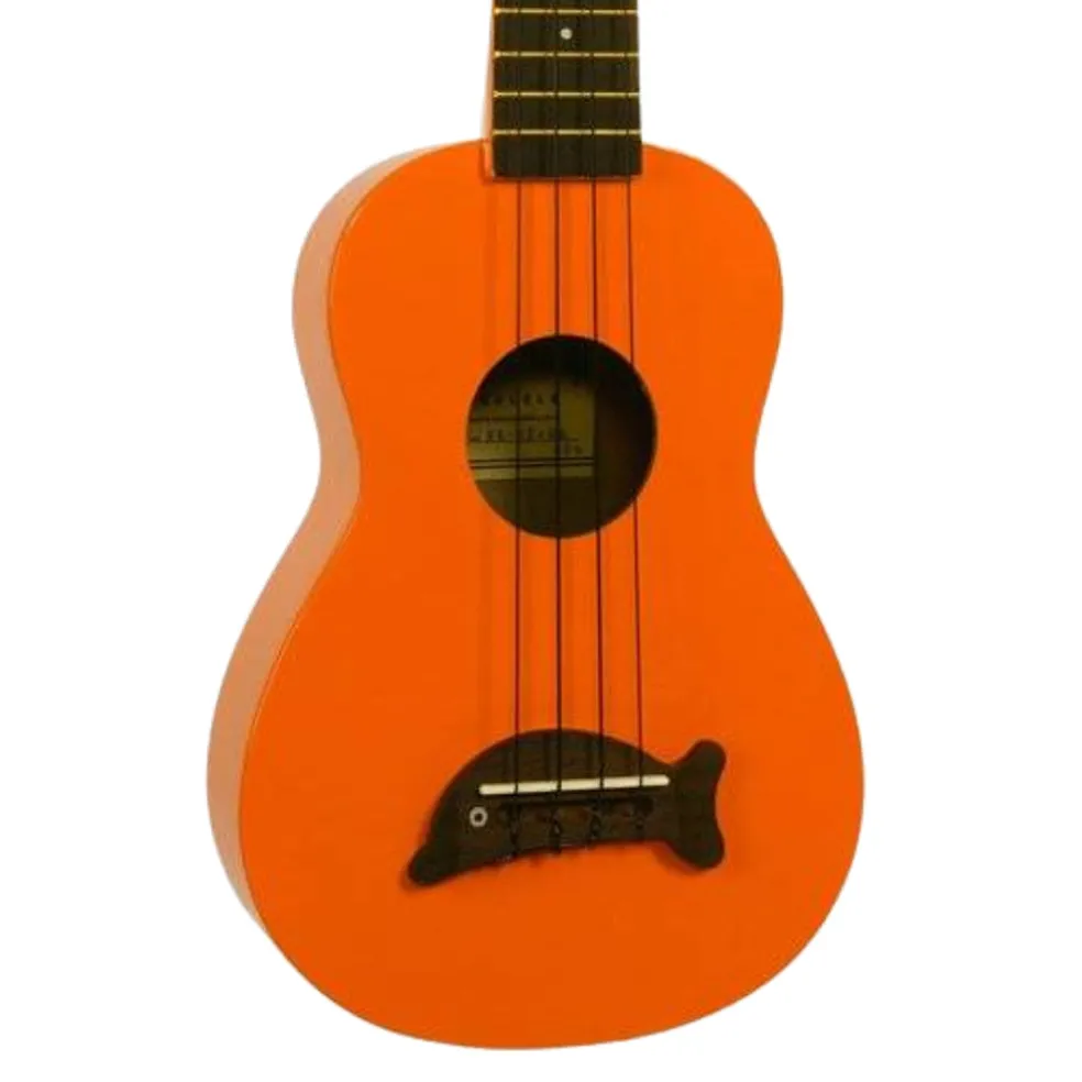 Makala Soprano Ukulele Dolphin Bridge - Orange